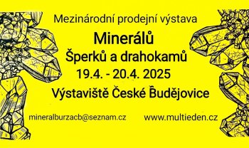 Výstavy a burzy minerálů 2025