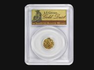 Sacramento Assayer Hoard - Kalifornské rýžované zlato 1,5 gramu, PCGS certifikace