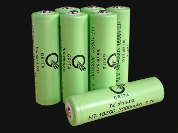 Baterie 18650 3000mAh - 3,7 V, Li-ion 1ks