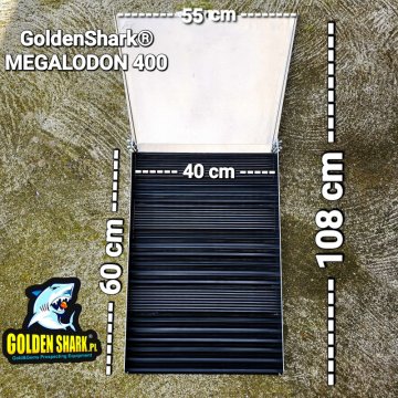 Rýžovací splav GoldenShark Megalodon 400