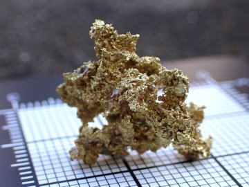 Zlato primární - Oriental Mine, Kalifornie, USA